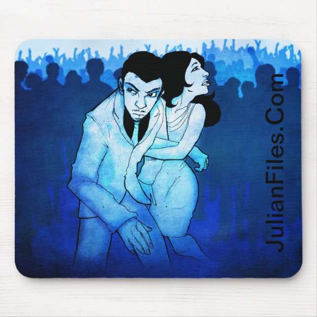 Tapis De Souris Couverture dans la foule (Devant)