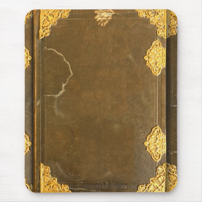 Tapis De Souris Couverture Gold & Old Book (Devant)