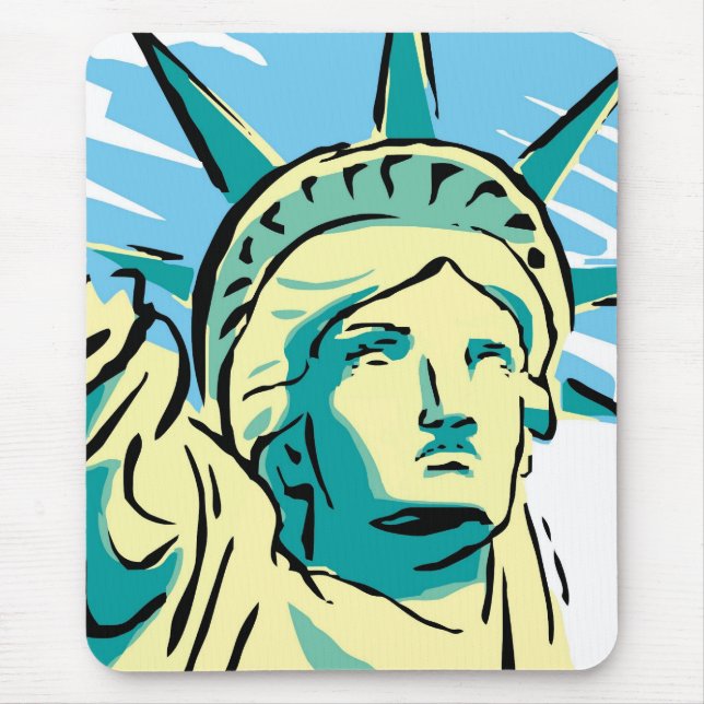 Tapis De Souris Couverture pour souris - Statue de la Liberté - M1 (Devant)