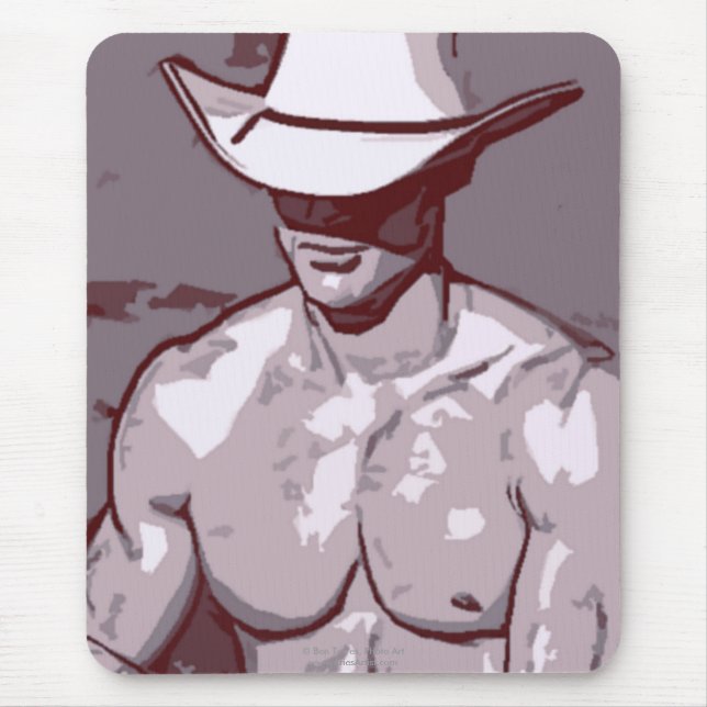 Tapis De Souris Cowboy humble (Devant)