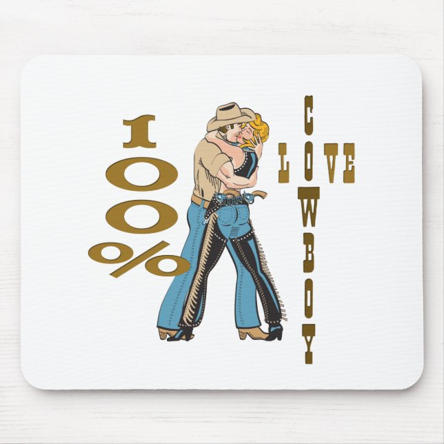 Tapis De Souris Cowboy Love (Devant)