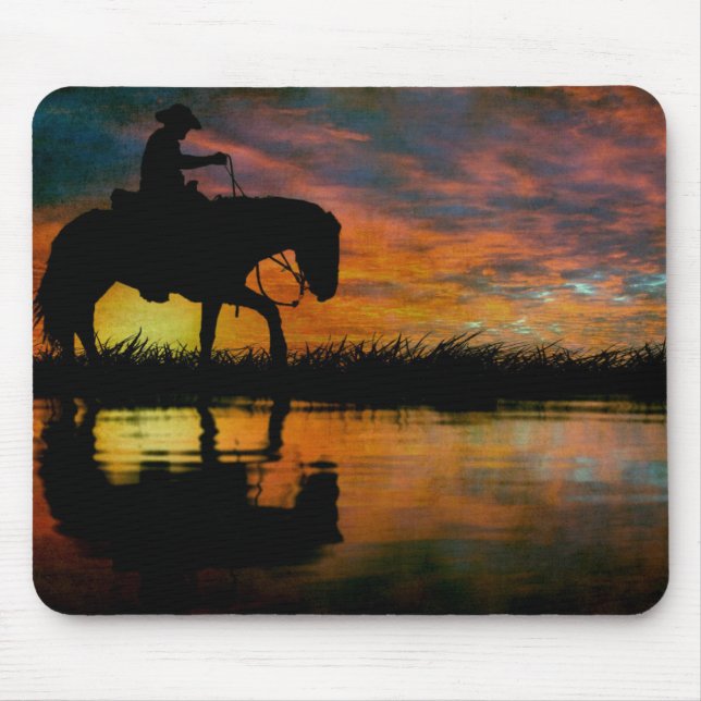 Tapis De Souris Cowboy Mouse Pad (Devant)