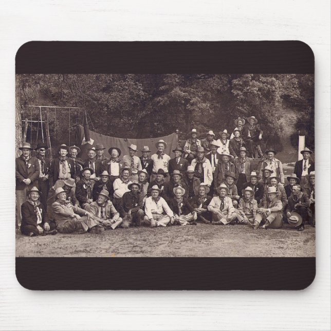 Tapis De Souris Cowboy Old Timers Mousepad (Devant)