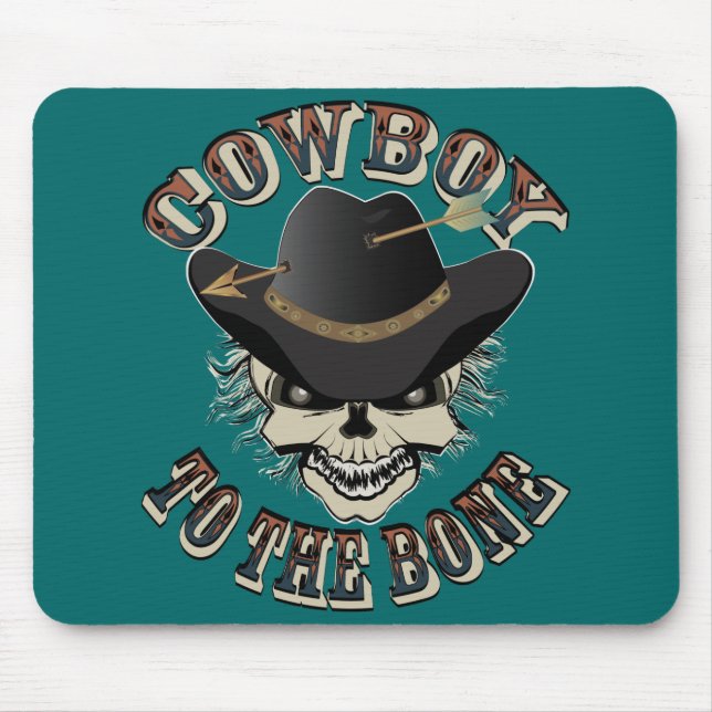 Tapis De Souris Cowboy Skull (Devant)
