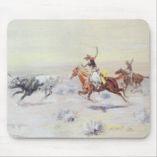 Tapis De Souris Cowboys du Bar Triangle par CM Russell