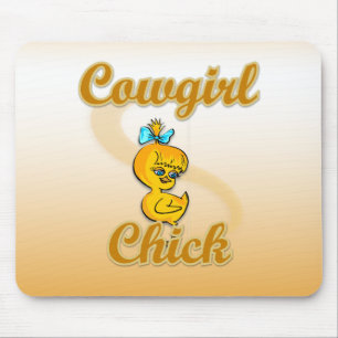 Tapis De Souris Cowgirl Chick