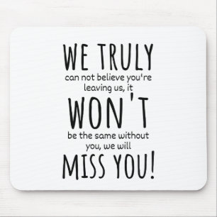 Tapis De Souris coworker leaving for women, coworker leaving