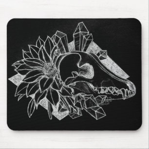 Tapis De Souris Coyote de cristal inversé 