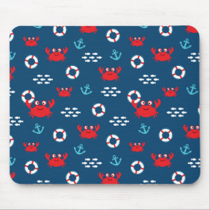 Tapis De Souris Crab with Lifebuoy