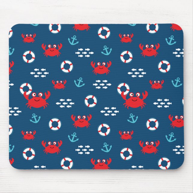 Tapis De Souris Crab with Lifebuoy (Devant)