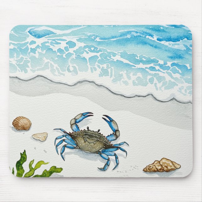 Tapis De Souris Crabe bleu (Devant)