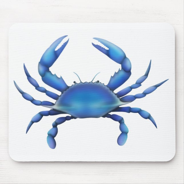 Tapis De Souris Crabe bleu oriental Mousepad (Devant)