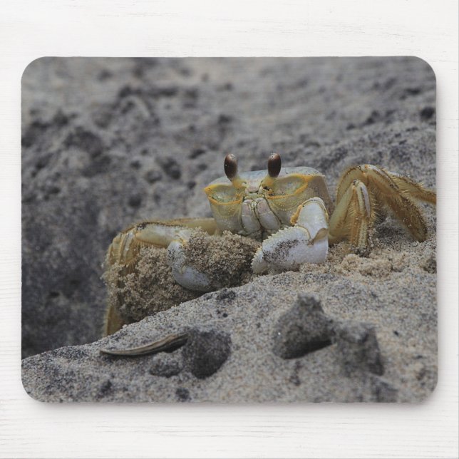 Tapis De Souris Crabe, Crustacé, Sable (Devant)