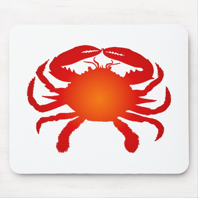 Tapis De Souris Crabe orange (Devant)