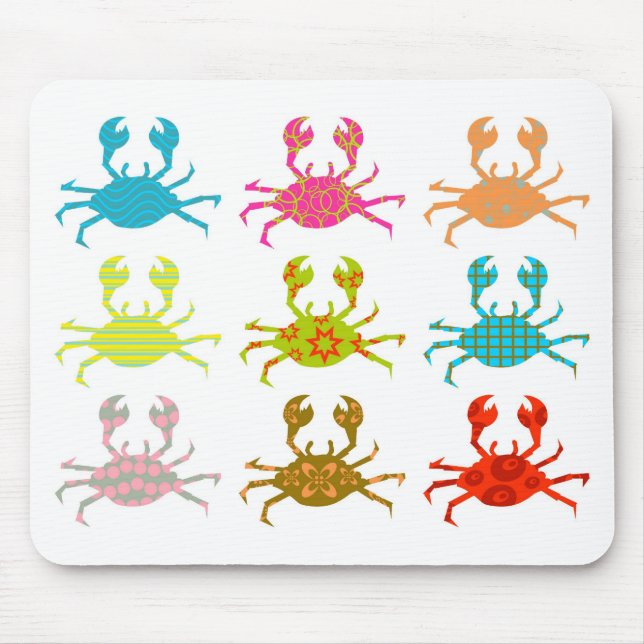 Tapis De Souris Crabes modelés (Devant)
