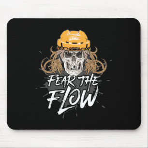 Tapis De Souris Craindre Le Flux - Drôle de Chevelure de Hockey