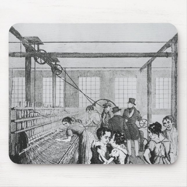 Tapis De Souris Crainte de conquerd d'enfants, ou d'amour d'usine (Devant)