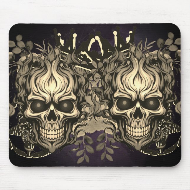Tapis De Souris Crâne (Devant)