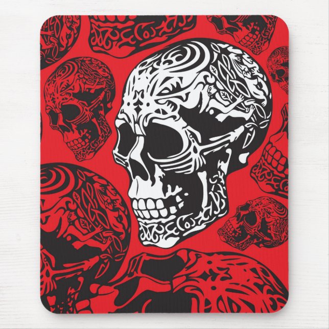 Tapis De Souris crâne (Devant)