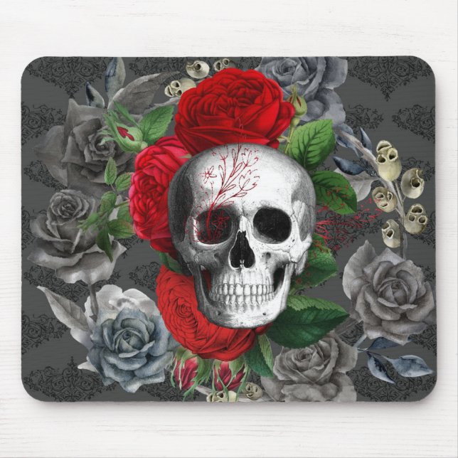 Tapis De Souris Crâne (Devant)