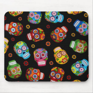Tapis De Souris Crâne à sucre, Dia de los Muertos #17