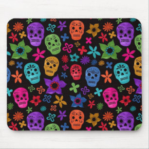 Tapis De Souris Crâne à sucre, Dia de los Muertos #22