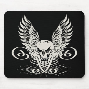 Tapis De Souris Crâne ailé