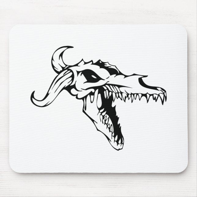 Tapis De Souris Crâne animal (Devant)