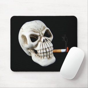 Tapis De Souris Crâne avec cigarette