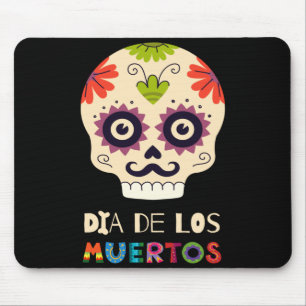 Tapis De Souris Crâne Crâne de sucre _ Camiseta Jour du gouverneme