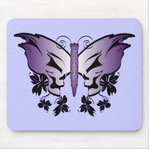 Tapis De Souris Crâne de Papillon Violet