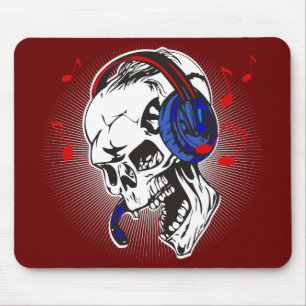 Tapis De Souris Crâne du DJ