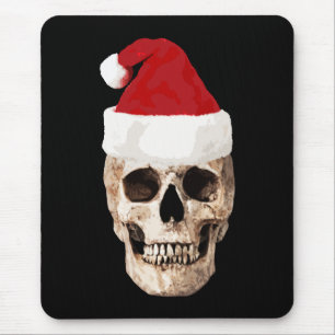 Tapis De Souris Crâne du Père Noël - Noël est mort