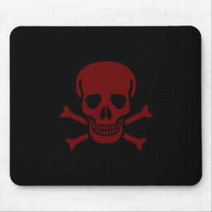 Tapis De Souris Crâne et os