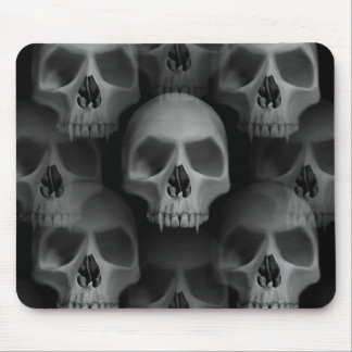 Tapis De Souris crâne gothique éffrayant