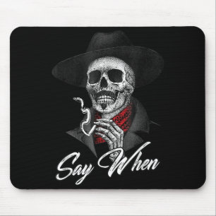 Tapis De Souris Crâne Mignon Dis Quand Squelette