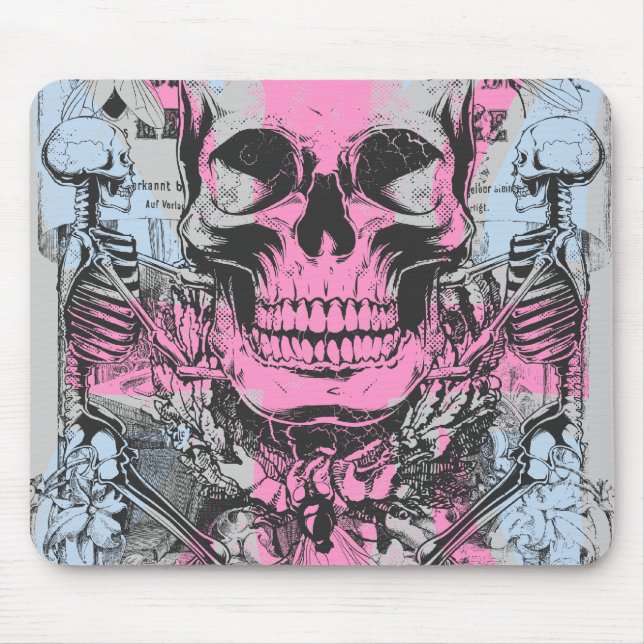Tapis De Souris Crâne Mousepad (Devant)