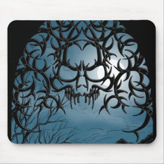 Tapis De Souris Crâne Mousepad de fer