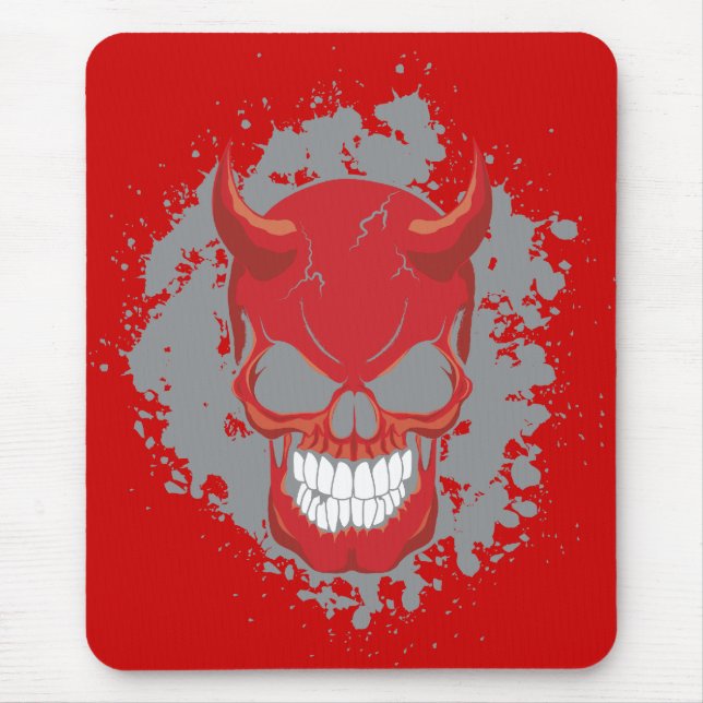 Tapis De Souris Crâne Neon Demon (Devant)