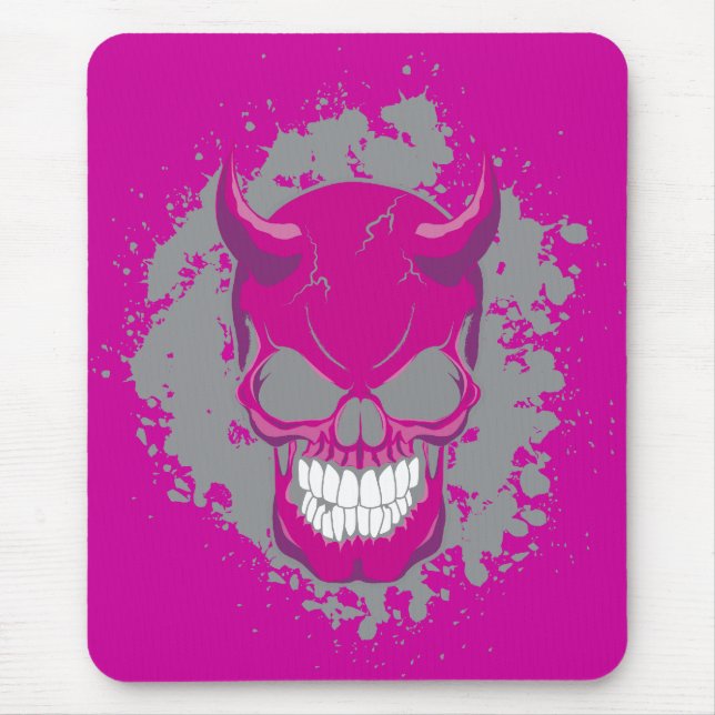 Tapis De Souris Crâne Neon Demon (Devant)