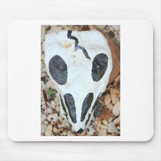 Tapis De Souris crâne peint (Devant)