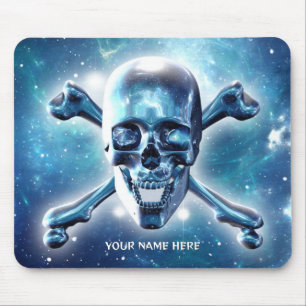 Tapis De Souris Crâne spatial. Personnalisé