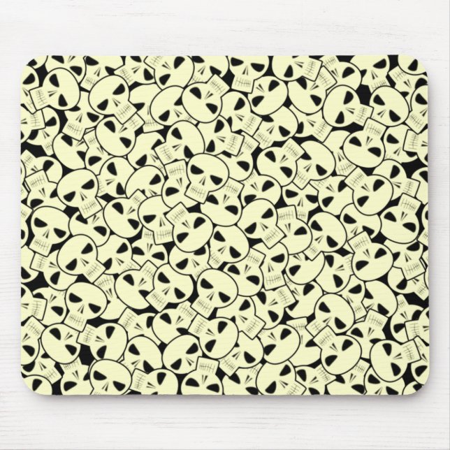Tapis De Souris Crânes - Mousepad (Devant)