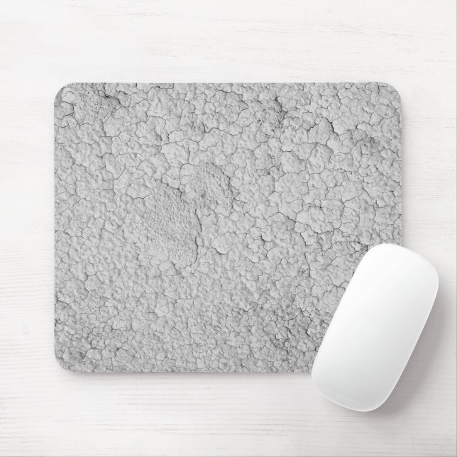 Tapis De Souris Craquelure Gris Pad Souris (Avec souris)