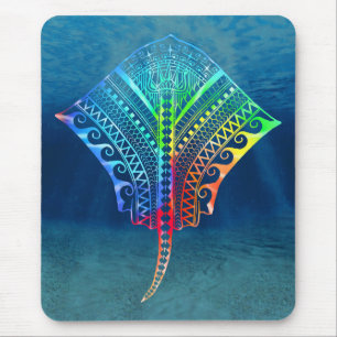 Tapis De Souris Cravate Dyed Tribal Stingray