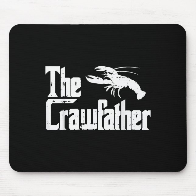 Tapis De Souris Crawfihe Crawfather Funny Crayfish Parody Dad Papa (Devant)