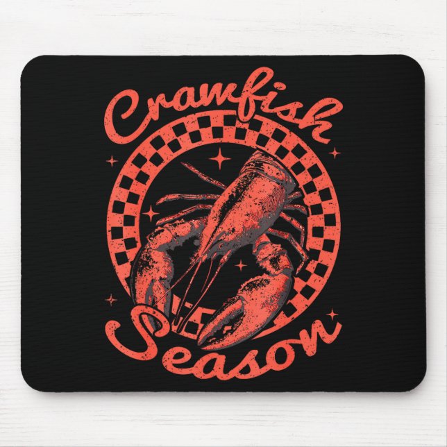 Tapis De Souris Crawfish Season Crawfish Boil Lobster Cajun Men Wo (Devant)