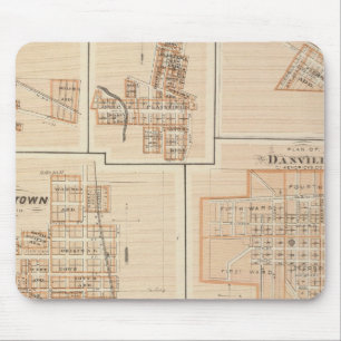 Tapis De Souris Crawfordsville, Montgomery Co. avec Brownsburg