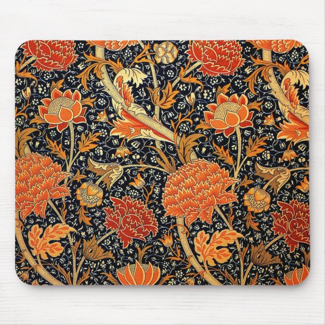 Tapis De Souris Cray, famous pattern by William Morris (Devant)