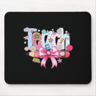 Tapis De Souris Crayon B Coquette Floral Rose Prof Enseignant Prép